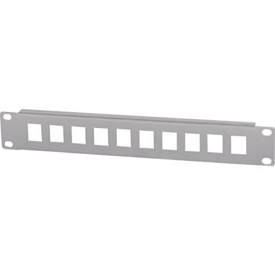 Intellinet 714969 10 poorten Netwerkpatchpaneel 254 mm (10) 1 HE Grijs-wit (RAL 7035) Niet ingericht
