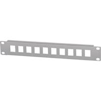Intellinet 714969 10 poorten Netwerkpatchpaneel 254 mm (10) 1 HE Grijs-wit (RAL 7035) Niet ingericht