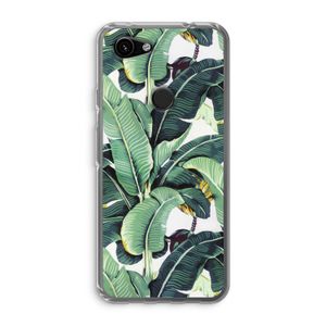 Bananenbladeren: Google Pixel 3a Transparant Hoesje