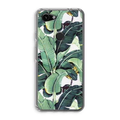Bananenbladeren: Google Pixel 3a Transparant Hoesje