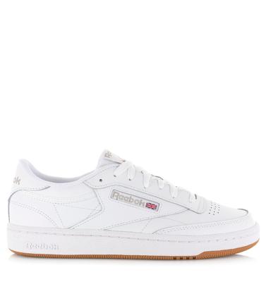 Reebok - Club C 85 white/light grey/gum Leer Dames