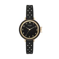 Horlogeband Kate Spade New York KSW1355 Silicoon Zwart 12mm