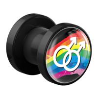 Tunnel met Pride! design Acryl Tunnels & Plugs - thumbnail