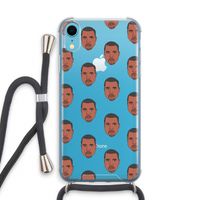 Kanye Call Me?: iPhone XR Transparant Hoesje met koord Kanye Call Me?: iPhone XR Transparant Hoesje met koord