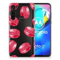Motorola Moto G8 Power | Siliconen Case | Pink Macarons