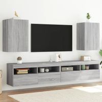 Tv-wandmeubels 2 st 40,5x30x60 cm hout grijs sonoma - thumbnail