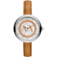Horlogeband Armani Exchange AX4226 Leder Cognac 12mm