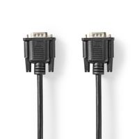 Nedis CCGT59000BK20 VGA kabel 2 m VGA (D-Sub) Zwart
