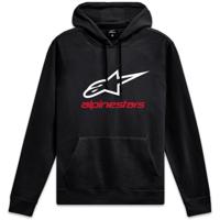 ALPINESTARS Always Hoodie V3, T-shirts en sweaters voor de motorrijder, Zwart-Wit-Rood