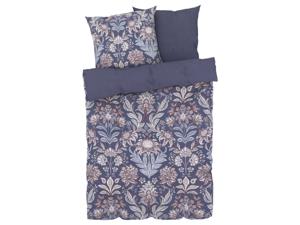 LIVARNO home Renforcé dekbedovertrek 240 x 220 cm (Donkerblauw)