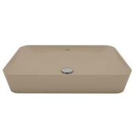 Creavit Ultra Keramische opbouw Wastafel - 60X40CM - mat Cappuccino UL060-00CM00E-0000