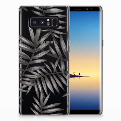 Samsung Galaxy Note 8 | TPU Case | Leaves Grey Samsung Galaxy Note 8 | TPU Case | Leaves Grey
