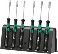 Wera 2069/6 Micro-dopschroevendraaierset + houder, 6 -delig - 1 stuk(s) - 05118158001