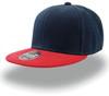 Atlantis AT603 Snap Back Cap - Navy/Red - One Size