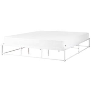 Beliani - VIRY - Tweepersoonsbed - Wit - 180 x 200 cm - Metaal