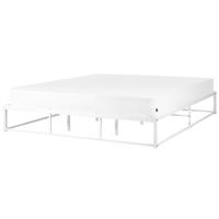 Beliani - VIRY - Tweepersoonsbed - Wit - 180 x 200 cm - Metaal