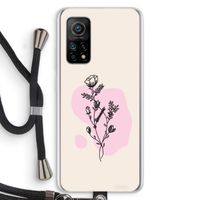 Roses are red: Xiaomi Mi 10T 5G Transparant Hoesje met koord