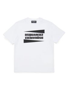 DSQUARED2 KIDS t-shirt en coton à logo imprimé - Blanc