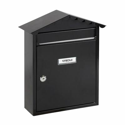 Brievenbus Arregui Zwart Staal 30 x 11 x 36 cm