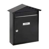 Brievenbus Arregui Zwart Staal 30 x 11 x 36 cm