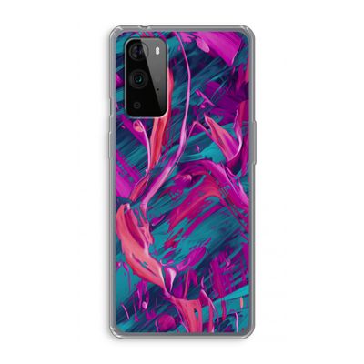 Pink Clouds: OnePlus 9 Pro Transparant Hoesje