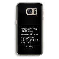 Mijn Motto's: Samsung Galaxy S7 Transparant Hoesje