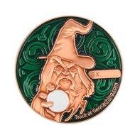 The Magician Geocoin - AC Groen - XLE