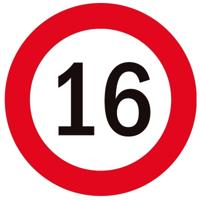 16 jaar onderzetters/bierviltjes - 50x stuks - Sweet 16 - verjaardag - feestartikelen