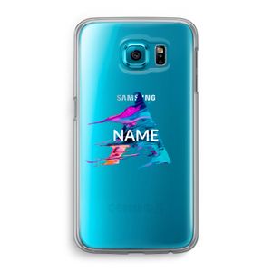 Abstract Spectrum: Samsung Galaxy S6 Transparant Hoesje