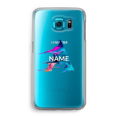 Abstract Spectrum: Samsung Galaxy S6 Transparant Hoesje