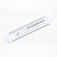 3 stuks metaal staal liniaal bladwijzer tekening leveringen (15CM wit)