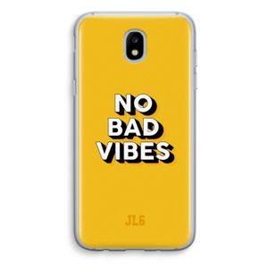 No Bad Vibes: Samsung Galaxy J5 (2017) Transparant Hoesje