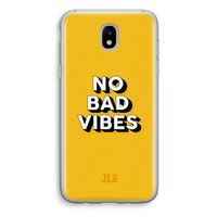 No Bad Vibes: Samsung Galaxy J5 (2017) Transparant Hoesje
