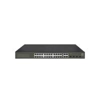 LevelOne ges-2128p hilbert 28-port gigabit poe smart lite managed switch, 24x poe, 380w, 4x sfp/rj45