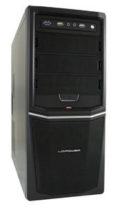 LC Power PRO-924B Midi-tower PC-behuizing Zwart