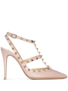 Valentino Garavani escarpins Rockstud 10 mm en cuir - Tons neutres