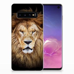 Samsung Galaxy S10 TPU Hoesje Leeuw