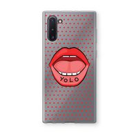 Yolo Denise: Samsung Galaxy Note 10 Transparant Hoesje
