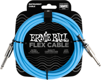 Ernie Ball 6412 Flex Cable 3 meter instrumentkabel blauw