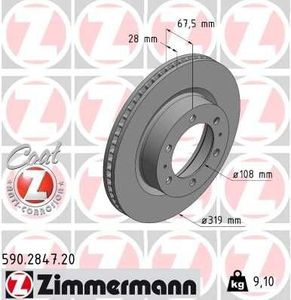 Remschijf COAT Z 590284720