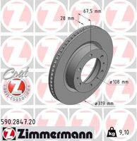Remschijf COAT Z 590284720