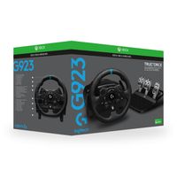 Logitech G G923 Zwart USB 2.0 Stuurwiel + pedalen Analoog/digitaal PC, Xbox One, Xbox Series S, Xbox Series X - thumbnail