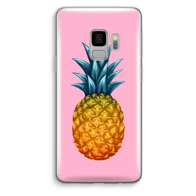Grote ananas: Samsung Galaxy S9 Transparant Hoesje
