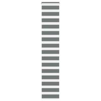 VidaXL Zebra rolgordijn 45x200 cm stofbreedte 40,9 cm donkergrijs