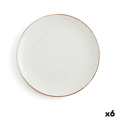 Eetbord Ariane Terra Beige Keramisch Ø 29 cm (6 Stuks)