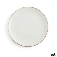 Eetbord Ariane Terra Beige Keramisch Ø 29 cm (6 Stuks)