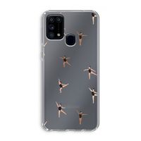 Dancing #1: Samsung Galaxy M31 Transparant Hoesje