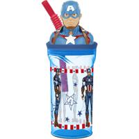 Beker met Rietje Capitán América CZ11331 360 ml 3D