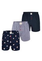 Phil & Co Phil & Co Heren Wijde Boxershorts Kerst Multipack 3-Pack