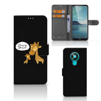 Nokia 3.4 Leuk Hoesje Giraffe - thumbnail